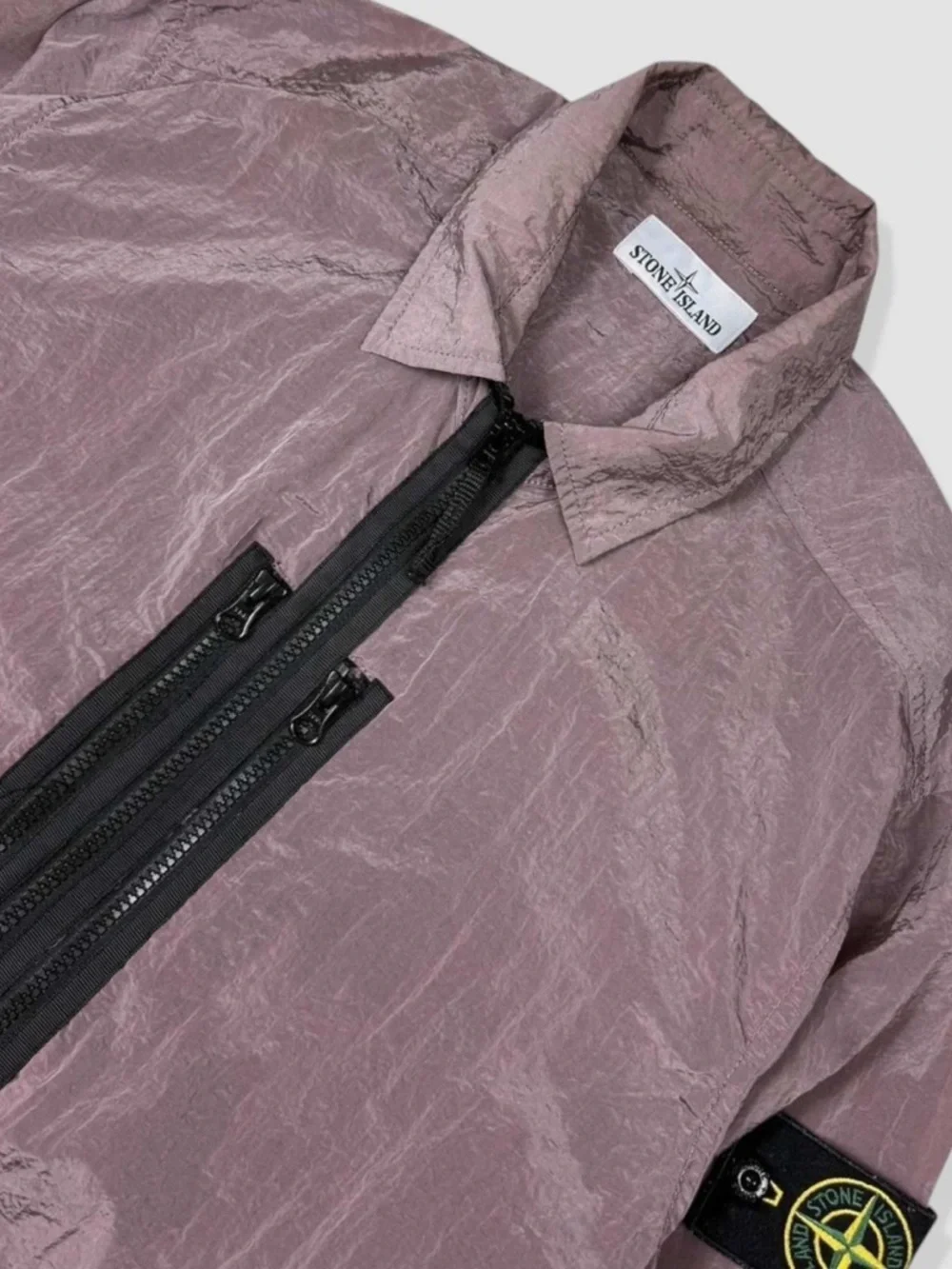 Stone Island Nylon Metal Overshirt Lilac